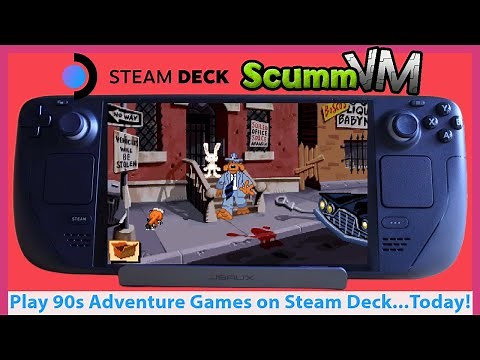 ScummVM Tutorial and Guide! 90's Point and Click Adventure Games Galore on Steam Deck!