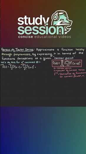 Easy Taylor Series Approximation Example: Learn How to Approximate Functions