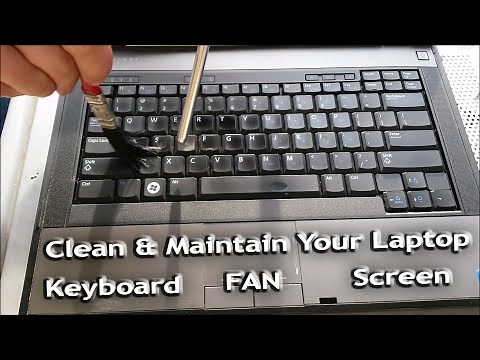 (:HowTo:) Properly Clean & Maintain Your Laptop ~Blow-Out the Dust & Clean the Keyboard/Screen/Fan