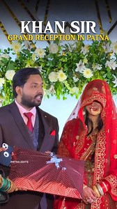 Khan Sir introduces his bride AS Khan at wedding reception in Patna #KhanSir #ASKhan | Filmy 360