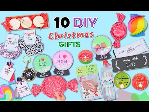 10 DIY BEST CHRISTMAS GIFT IDEAS - Gifts For Best Friend, Family, Secret Santa - Quick & Easy!