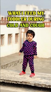 What My Toddler Eats In a Day During Cold & Cough 😷 #shorts