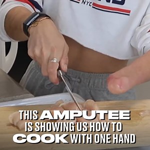 2.7M views · 12K reactions | This girl with one hand has the best sense of humour about her struggles in the kitchen  Kristie Sita | LADbible | Facebook