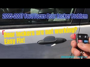 Ford Focus Door Lock Actuator Issues
