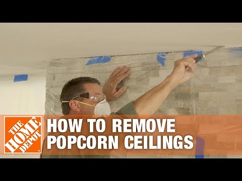 How to Remove Popcorn Ceilings | The Home Depot