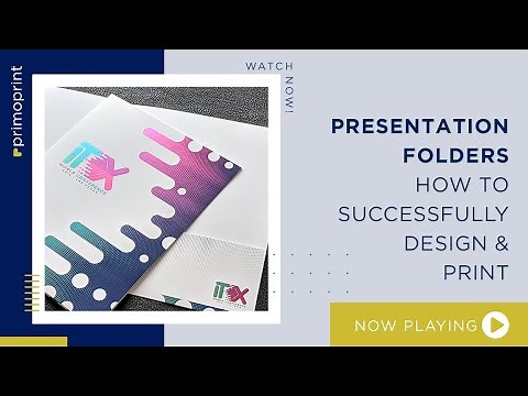 How To Successfully Design & Print Presentation Folders