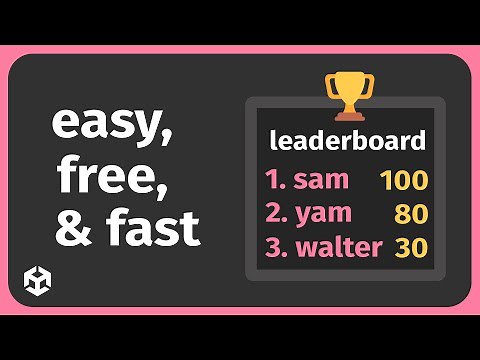 How to make an Online Leaderboard in Unity for Free!