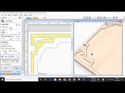 Projecting a Toolpath onto 3D Model - A Vectric VCarve & Aspire Tutorial