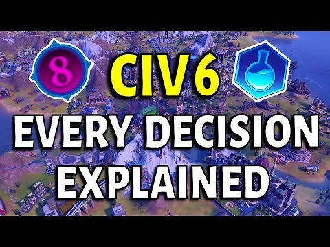 Civ 6 | EVERY DECISION EXPLAINED, The Ultimate Deity Science Playthrough ( Civilization VI #Guide )
