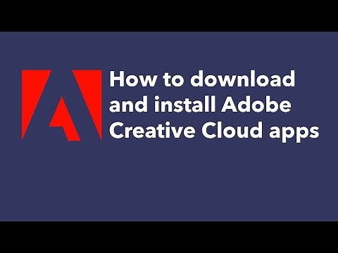 How to download and install Creative Cloud apps