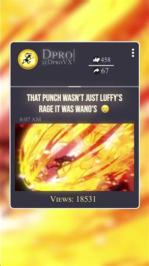 Luffy’s Rage for Wano 😢🔥#luffy #onepiece