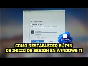 Cómo restablecer el PIN de inicio de sesión en Windows 11