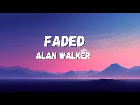 Alan Walker Faded Lyrics video