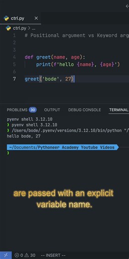 Stop Confusing Positional and Keyword Arguments in Python! #coding