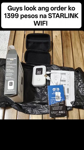 StarLink Wifi 6 #madeinUSA #madeinChina @highlight @Model Star 1500 connect wifi anywhere with no limits! Support upto 1000Mbps; up to 30devices; 8hrs usage. @highlight the gray &white box indicated made in USA. And the blue and black box that contains the Device indicated made in China. So meaning the item delivered is Fake. The Wifi 6 has no manual. And it connects my bluetooth but indicated no signal. I contacted the seller on Facebook and explained to them but the answer is I like your comme