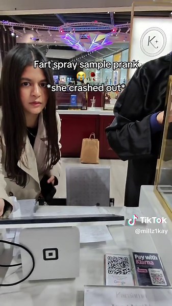 Fart Spray Sample Prank Reaction