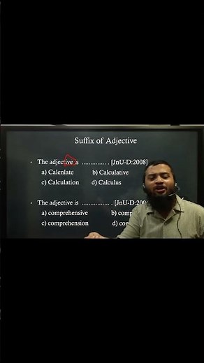 📝 Suffix of Adjective | How to Identify Adjectives Easily in English | Simplified English Tips