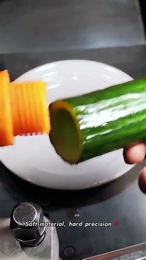 CNC Lathe Carves Cucumber & Carrot 🥒🥕