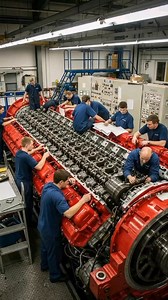 Power rebuilt step by step 🔥 | Engine overhaul Follow more👉 Engine Academy #overhaul #Workshop #mechanicslife #restoration #maintenance | Engine Academy