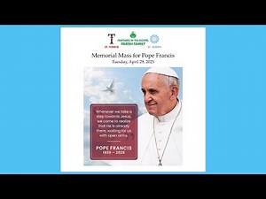 Memorial Mass for Pope Francis (ASL interpretation)