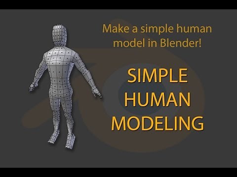3D model a person easily in Blender