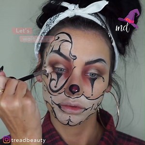65K views · 798 reactions | A gangster clown makeup look for Halloween! | MetDaan Makeup | Facebook