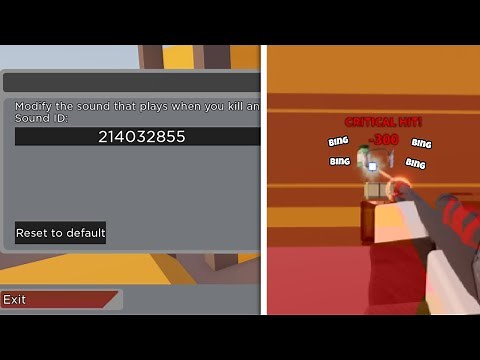 How To Get Custom Hit Sound In Roblox Arsenal