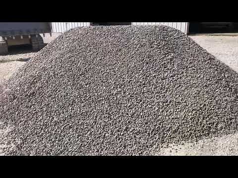 22 ton pile of 3/4 limestone gravel