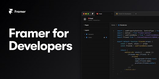 Framer: Create a professional website, free. No code website builder loved by designers.