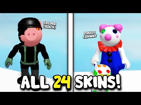 Piggy DAILY QUEST Rewards - ALL 24 Skins SHOWCASED!