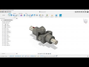 Universal Joint Assembly using Fusion 360