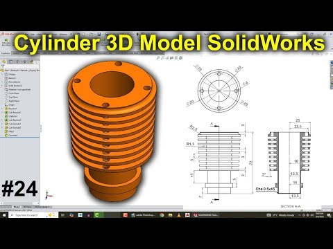 Complex Part Design In SolidWorks From 2D Sketch
