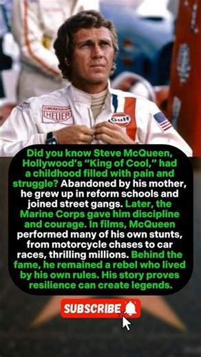 Steve McQueen: The King of Cool and His Hidden Struggles