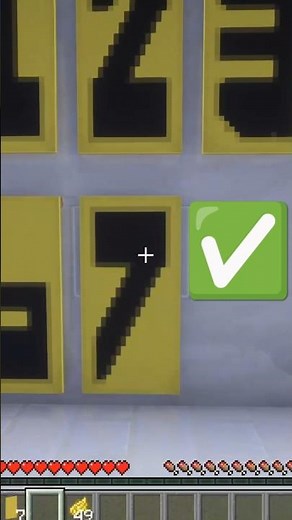 How to Make a #7 Banner Pattern in Minecraft | Quick Tutorial #shorts