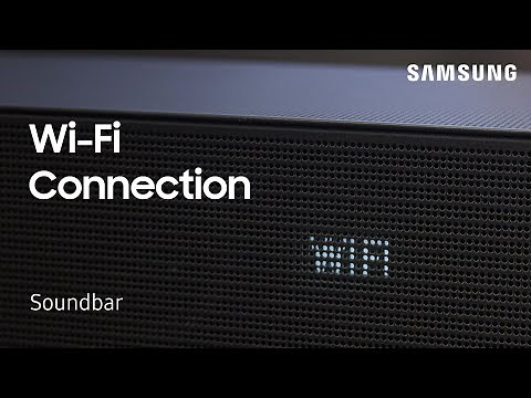 Soundbar Wi-Fi Setup | Samsung US