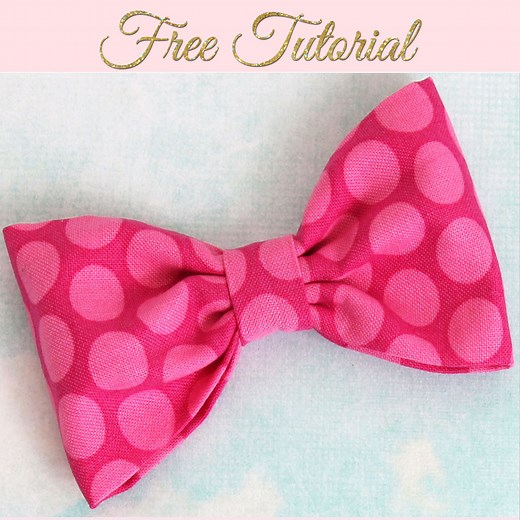 How to Make Fabric Bows (Photos Video) Easy! TREASURIE