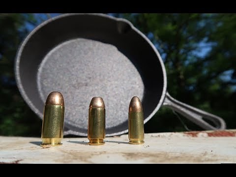 9mm vs .40 Cal vs .45 ACP - Cast Iron Skillets
