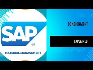 Consignment process in SAP MM | Step by step guide for beginers