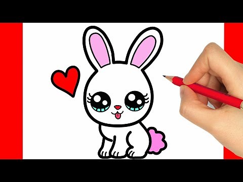 CÓMO DIBUJAR EL CONEJO DE PASCUA