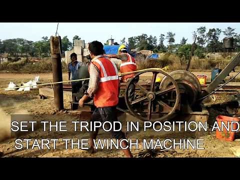 DMC pile foundation //complete process Explained in Field//Direct mud circulation process