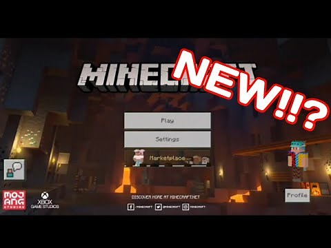 MINECRAFT 1.18 loading screen concept bedrock version