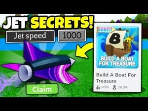 JET ITEM SECRETS you MUST SEE!! | Build a boat for Treasure ROBLOX