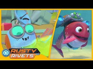 Rusty’s Satellite Save / Rusty and the Sneezing Fish +More Rusty Rivets Episodes | Cartoons for Kids
