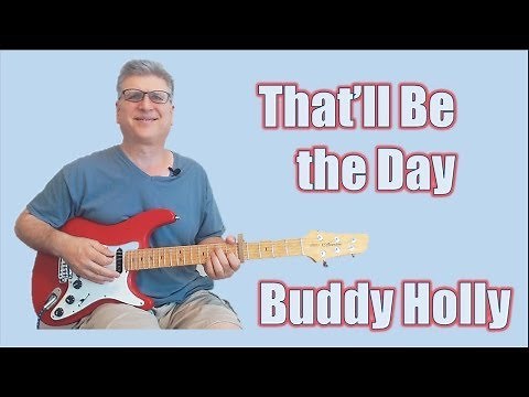 That'll Be the Day guitar solo lesson | With TAB