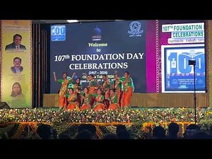 Folk dance Performance at Osmania University Foundation day