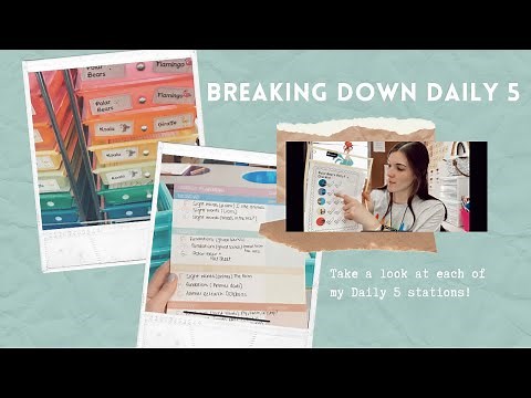 Breaking down how Daily 5 works in my classroom!