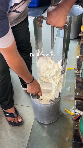 16M views · 206K reactions | 100% Natural Kothi Ice-Cream Making Process . | Desi foodie | Facebook