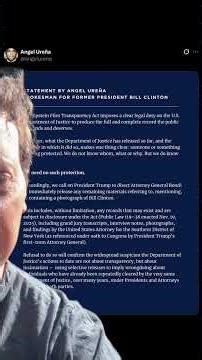 Bill Clinton TURNS THE TABLES on Trump over THE FILES