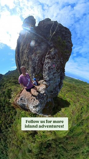 📍The Cross Island track to The Needle This is such a must-do when visit Rarotonga!! You can walk this track without a guide as it's mostly marked well, however you can also go in a guided tour with the wonderful Bruce from @maunga_tours In this video we started in town and it took us 1hour from the carpark up to the needed. Then approx 1.5hours down to the waterfall. Allow 3-5 hrs total. We parked 1 vehicle at each end which made it worth while. Other times we have walked out on to the main roa