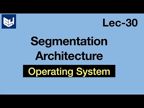 Segmentation architecture | Example | OS | Lec-30 | Bhanu Priya